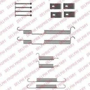 Комплектуючі, гальмівна колодка DELPHI LY1355 Комплектуючі, гальмівна колодка DELPHI LY1355