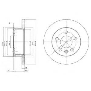 FEDERAL MOGUL RT2818 гальмівний диск