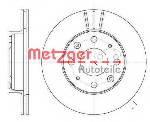 METZGER 34149 гальмівний диск