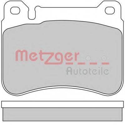 METZGER 23945 Комплект гальмівних колодок, дискове гальмо