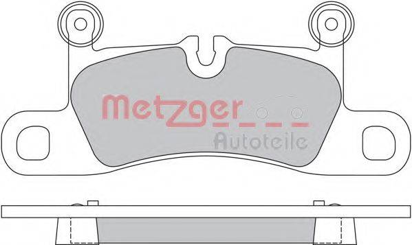 METZGER 24721 Комплект гальмівних колодок, дискове гальмо