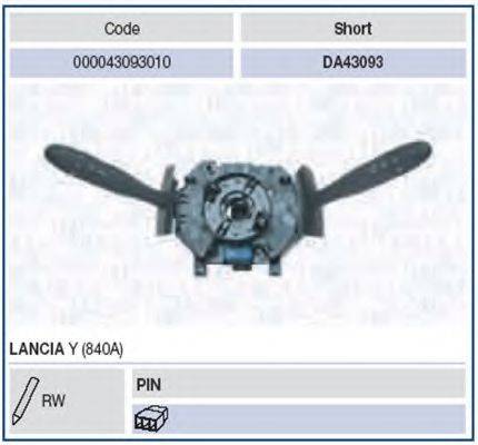 MAGNETI MARELLI 43093 Вимикач на колонці кермового керування