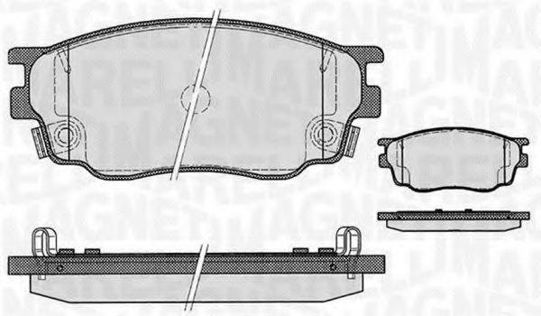 AUTODISTRUBUTION ADM54276 Комплект гальмівних колодок, дискове гальмо