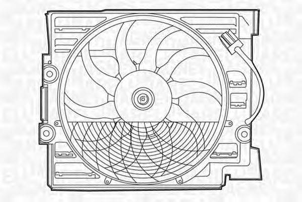 GERI 959024 Вентилятор, охолодження двигуна
